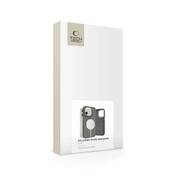 Etui do iPhone 15 Pro Max Tech-Protect Silicone Pure MagSafe Clay