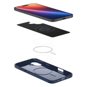 Spigen Thin Fit Mag MagSafe Case for iPhone 16 Navy Blue