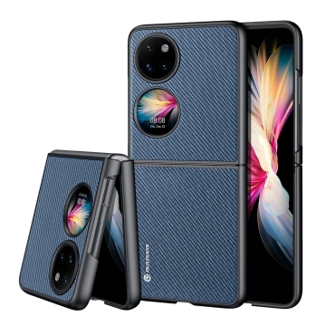 Чохол Dux Ducis Fino покритий нейлоновим матеріалом Huawei P50 Pocket blue