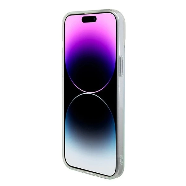 Etui Guess GUHMP15MHITSQ für iPhone 15 Plus 6,7" Hardcase IML Iridescent MagSafe türkis/türkis