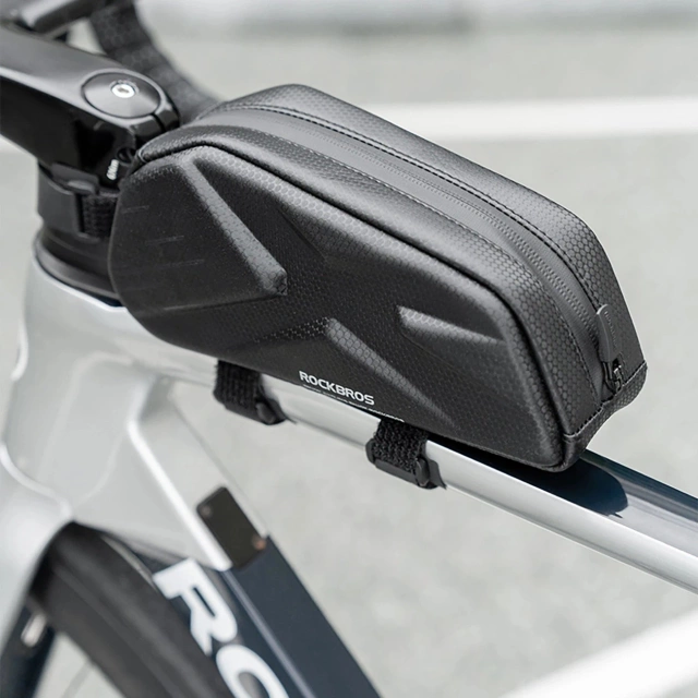 Rockbros 1,4L Oberrohr-Fahrradtasche – Schwarz