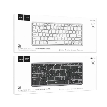 EOL HOCO Kabellose QWERTY-Tastatur GM32 Schwarz