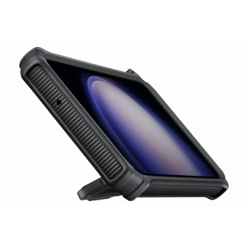 Samsung Rugged Gadget Case for Samsung Galaxy S23 armored cover ring holder stand gray