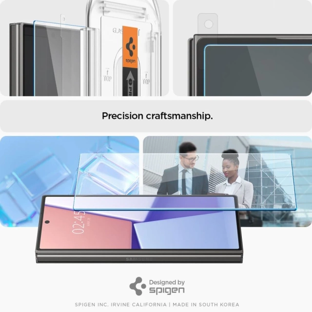 Spigen Glas.tR "Ez Fit" загартоване скло 2 шт. для Samsung Galaxy Z Fold 6 Clear