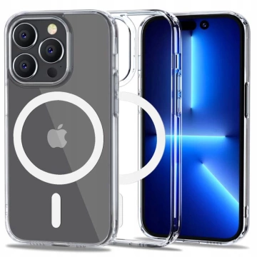 Etui Flexair Hybrid MagSafe für Apple iPhone 14 Pro Clear