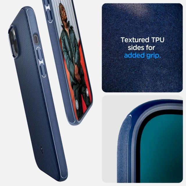 Etui Spigen Mag Armor z Apple iPhone 14 Plus Navy Blue