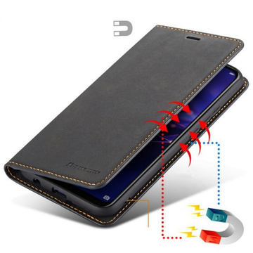 Шкіряний чохол-гаманець Alogy Forwenw для Samsung Galaxy S22 Ultra Black
