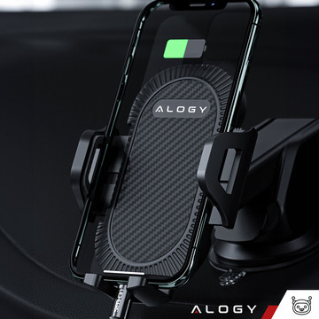 Alogy 3-in-1-Autotelefonhalter für die Windschutzscheibe, das Armaturenbrett, den Cockpit-Organizer