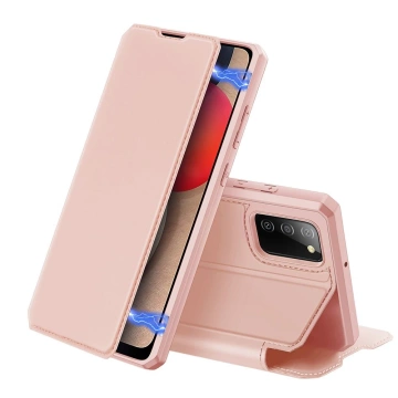 DUX DUCIS Skin X holster cover with flip Samsung Galaxy A02s EU pink