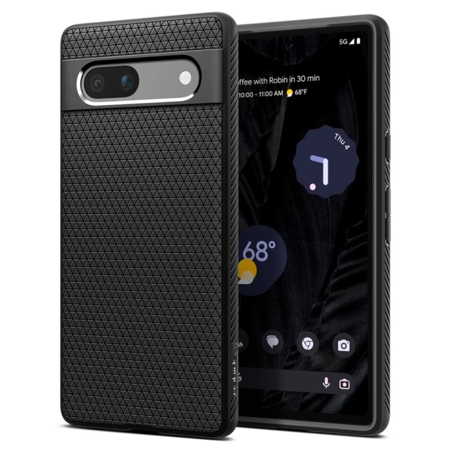 Spigen Liquid Air do Google Pixel 7A Matte Black Ochronne Case