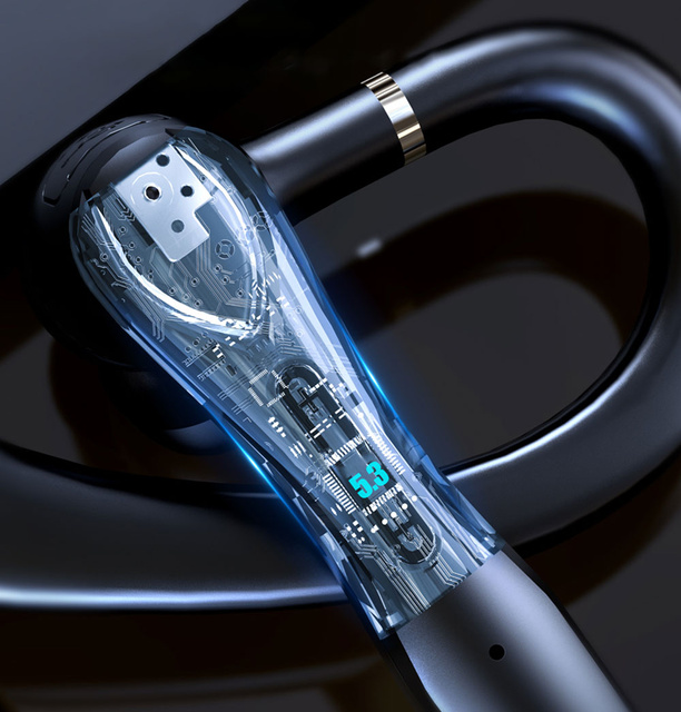 Bezdrôtové slúchadlá do uší Alogy ENC BT TWS Bluetooth 5.3 s nabíjacím puzdrom v čiernej farbe