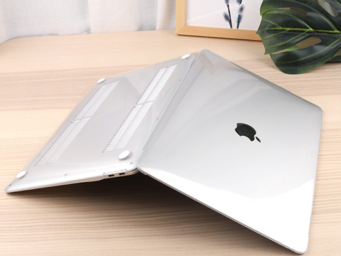Tvrdé puzdro Alogy pre Apple MacBook Air 13 M1 2021 Transparentná ochranná taška na klávesnicu