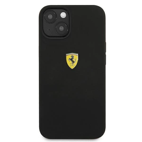 Чохол для Ferrari iPhone 13 mini 5.4" black/black hardcase Silicone
