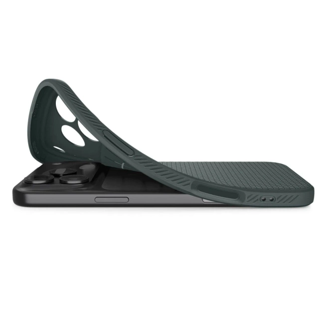 Etui do iPhone 17 Pro Spigen Liquid Air Ochronne Abyss Green