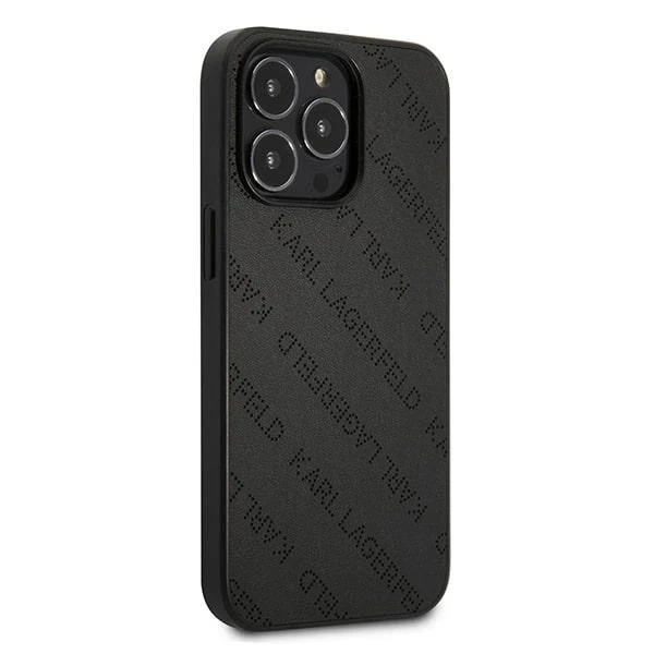 Etui Karl Lagerfeld KLHCP13LPTLK na iPhone 13 Pro / 13 6,1" pevný obal Perforated Allover