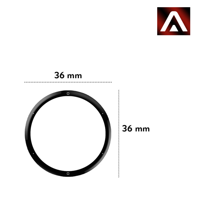 2x Flexibles 3D-Alogieglas für Garmin Venu 2s 40mm Schwarz