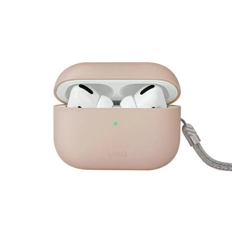 Protective case for UNIQ headphones cover Lino AirPods Pro 2 gen Silicone pink/blush pink
