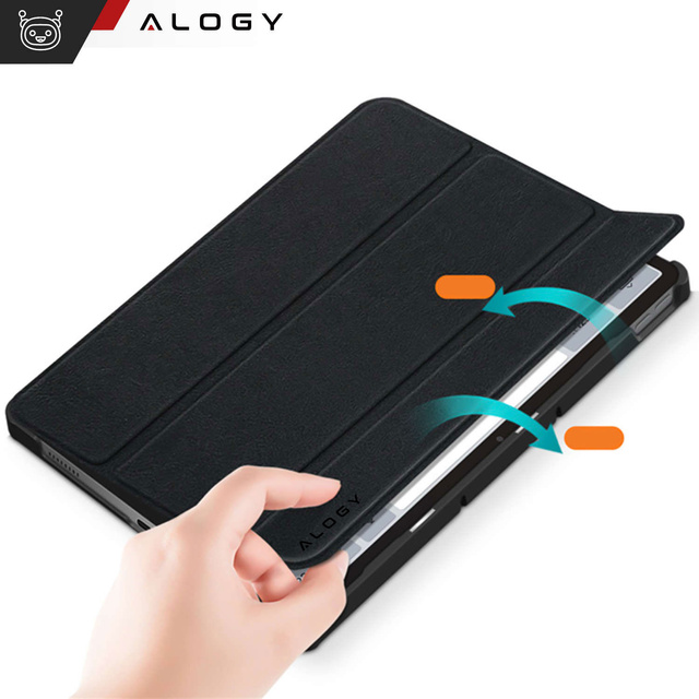 Hülle für Lenovo Tab P11 2gen 11.5 TB350FU TB350XU Alogy Book Cover Case Gehäuse Schutzhülle Schwarz
