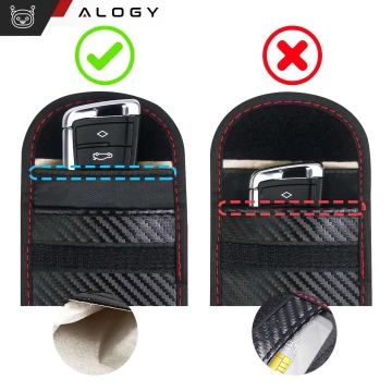 Kľúčenka proti krádeži Alogy kryt blokujúci signál, 13x8,2cm