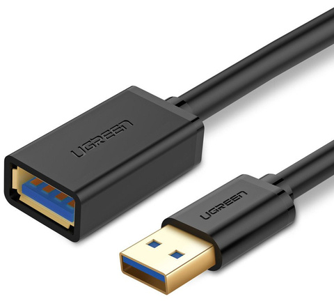 Кабель-подовжувач UGREEN USB 3.0 3 м (чорний)