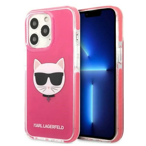 Etui Karl Lagerfeld KLHCP13LTPECPI для iPhone 13 Pro / 13 6,1" Hardcase Choupette Head