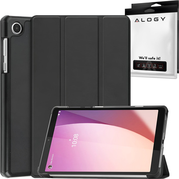 Case for Lenovo Tab M8 4gen TB300XU TB300FU Book Cover Case Alogy Black