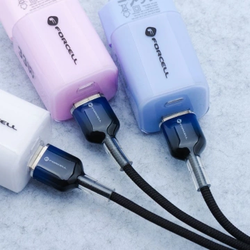 Kabel USB-A – USB-C 66W Forcell F-Energy Gradient 1 m C352 czarny