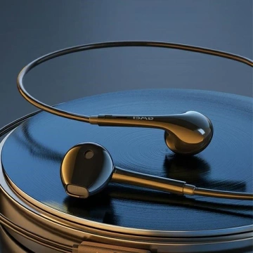 Stereo sluchátka AWEI PC-7 3,5mm jack černá/černá