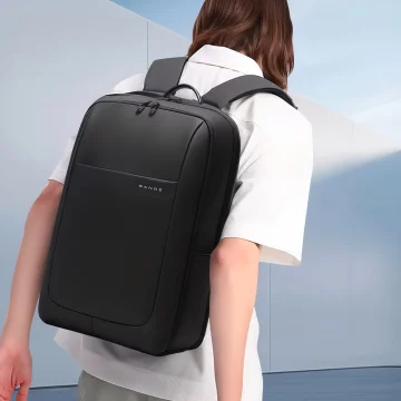 Водонепроникний рюкзак Bange Сумка для ноутбука 15,6" Urban Travel 46x30x16 см For Work School Airplane Men's Women Black