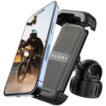 Držák telefonu na kolo 4,7-6,8" pro telefon Řídítka na kolo pro kolo Motocykl Nastavitelná Alogy Sport Černá