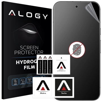 Folia "MATOWA" do Google Pixel 8a Hydrożelowa Alogy HydroSkin Matte Pro™ na ekran do etui "BEZ ODCISKU PALCÓW"