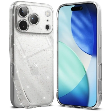 Etui Ochronne do iPhone 17 Pro Ringke Air Glitter Clear