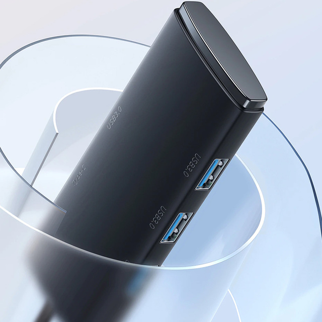 Адаптер HUB Baseus Lite Series, адаптер USB-C на 4x USB-A 25 см