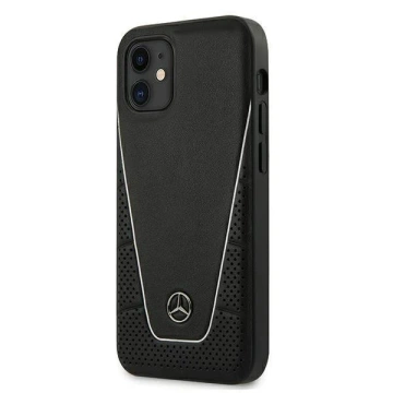 Mercedes MEHCP12SCLSSI Schutzhülle für Apple iPhone 12 Mini 5.4" schwarz/schwarz Hardcase Dynamic Line