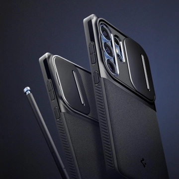 Etui für Samsung Galaxy S25 Ultra Schwarz Spigen Optik Armor