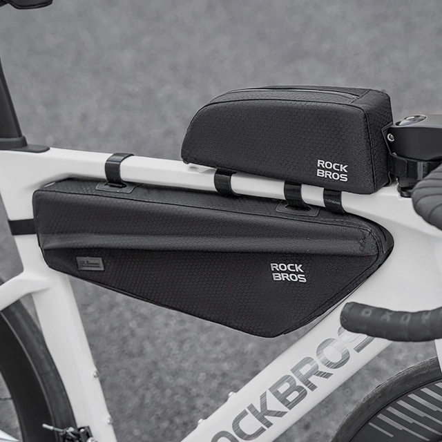 Rockbros 2.9L Top Tube Frame Bag - Black