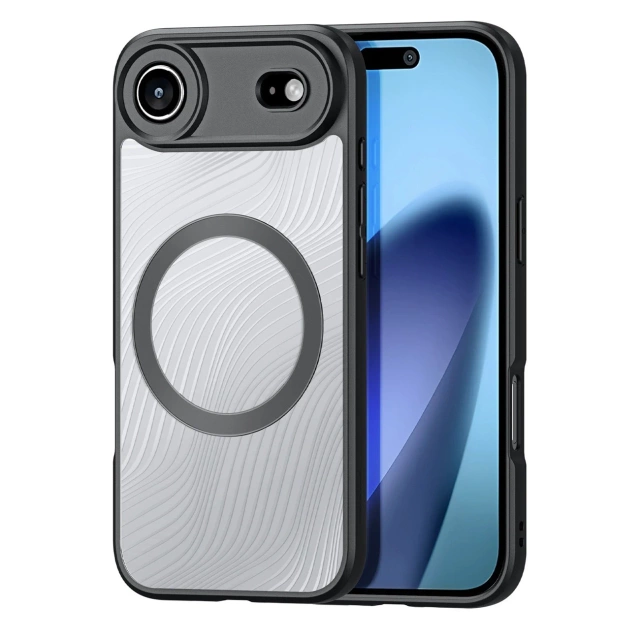 Etui do iPhone 17 Air Dux Ducis Aimo Mag Pierścień Magnetyczny Czarne