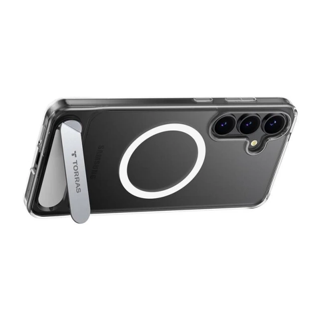 Priehľadný kryt pre Samsung Galaxy S25 od Torras Pstand Series