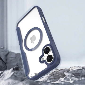 Чохол MagSafe для iPhone 16 Dux Ducis Skin X Pro, синій