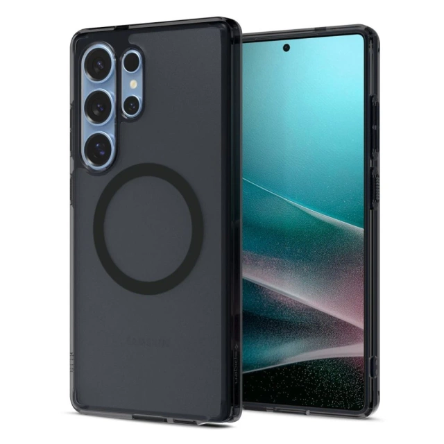 Pouzdro Spigen Ultra Hybrid MagSafe pro Samsung Galaxy S25 Ultra Frost Black