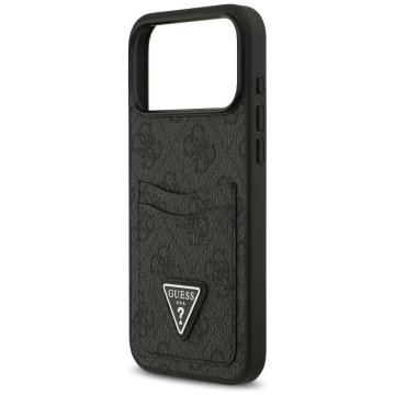 Etui Guess do iPhone 17 Pro Max 4G Double Card Triangle Black
