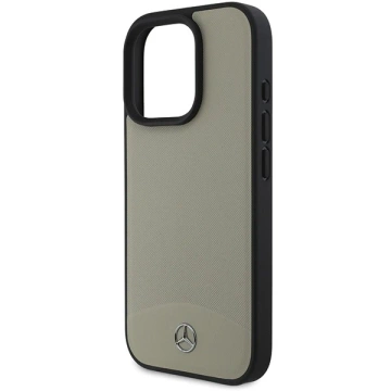 Etui Mercedes до iPhone 16 Pro Max 6.9" Beżowy Hardcase MB Textured and Plain Leather MagSafe