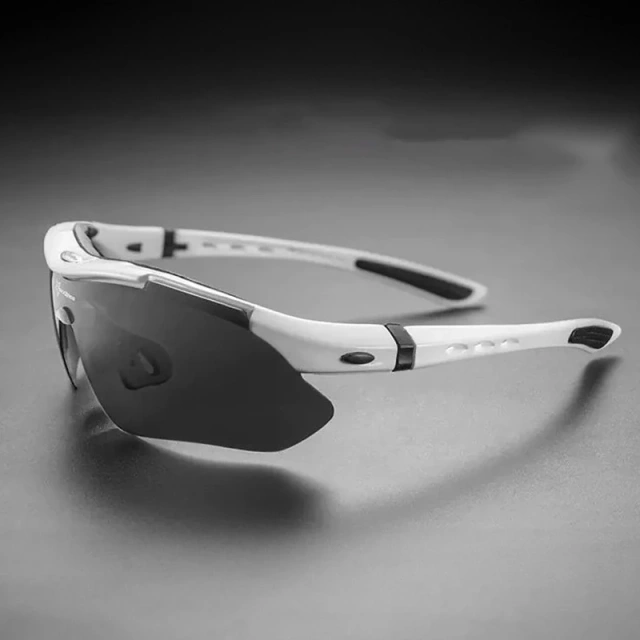 Rockbros 10002 Polarized Cycling Glasses - White