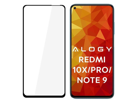 Szkło Alogy Full Glue case friendly для Xiaomi Redmi 10X/ 10X Pro/ Note 9