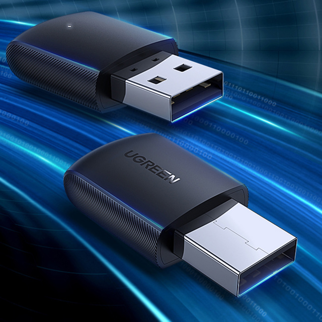 USB adaptér externá sieťová karta UGREEN CM448 2,4GHz Čierna