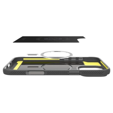 Spigen Rugged Armor Mag Magsafe Schutzhülle für iPhone 16 Pro Max Grau