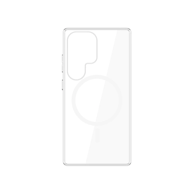 Etui do Samsung Galaxy S25 Ultra 3mk Clear MagCase MagSafe Transparent
