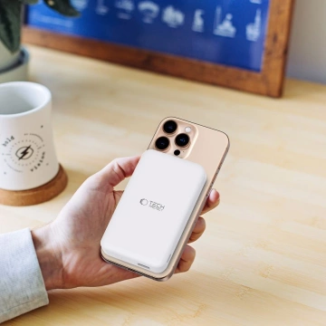 Powerbank Tech-Protect PB24 LifeMag Qi2 MagSafe 10000mAh Biały