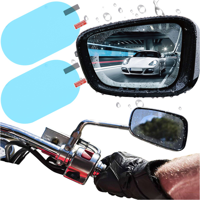 2x Nano Raincover Anti-Fog pro boční zrcátka auta 135x95mm