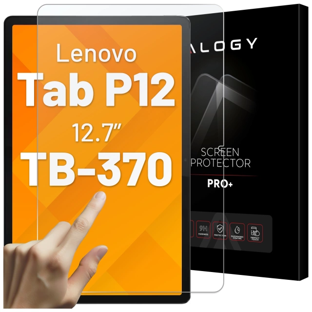 Tvrdené sklo pre Lenovo Tab P12 12.7 TB-370 Ochranné sklo Alogy Screen Protector tvrdené sklo 9H